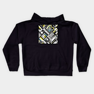 Abstract Geometric Pattern Kids Hoodie